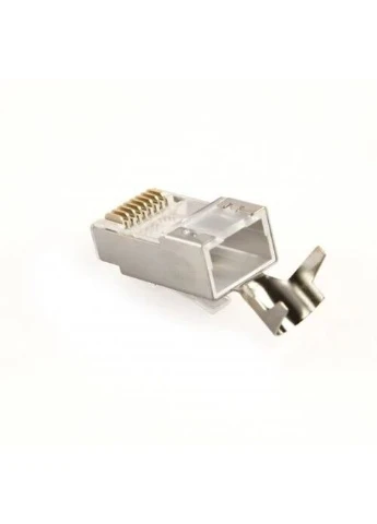 Коннектор RJ45, FTP, 50 шт, Grey, Cat. 7, для сквозного подключения, позолоченные контакты (LC-PTF7-01/50) LC-PTF7-01/50 Cablexpert (395347522)