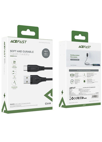 Дата кабель C3-04 USB-A to USB-C TPE (1.2m) Acefast (294725534)
