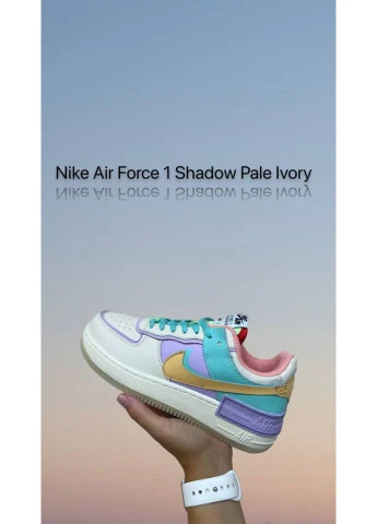 Комбіновані кросівки shadow pale ivory No Brand Air Force 1