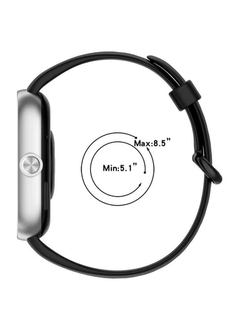 Ремешок SmartEra для умных часов Redmi Watch 4 / Mi Smart Band 8 Pro, черный No Brand 253521 (397034795)