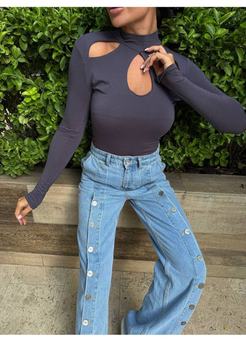 Жіночий лонг з вирізами No Brand (366422624)