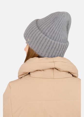 Женская шапка с отворотом цвет графитовый ЦБ-00263298 Top Hat (309151128)