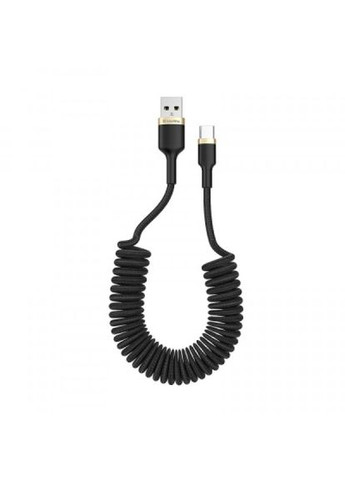 Дата кабель USB 2.0 AM to TypeC 1.0m spiral black (CW-CBUC051-BK) Colorway usb 2.0 am to type-c 1.0m spiral black (268140148)