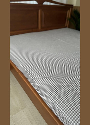 Простирадло на резинці бязь 90x200+25 см Сірий (П4К-mur-rezinka-002) No Brand (308755315)