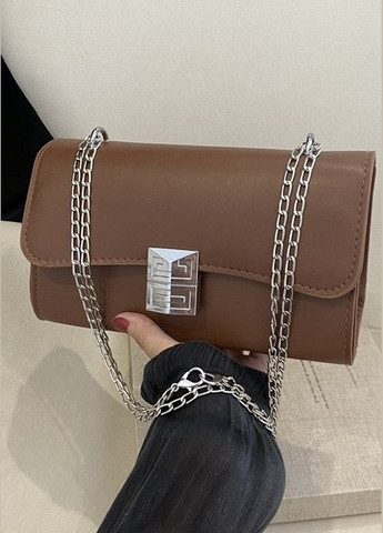 Жіноча сумка крос-боді коричнева No Brand (290665286)