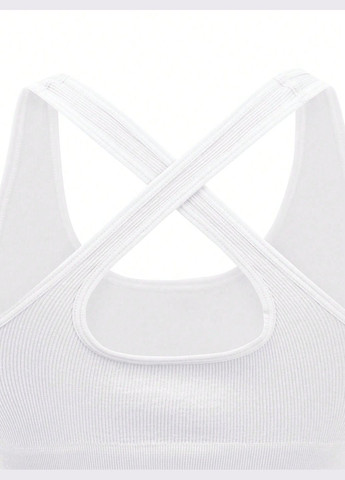 Комбинированный бюстгальтер спортивный (2 шт.) SHEIN без косточек