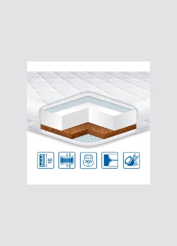 Матрас ортопедический Cocos 70x190 см Eurosleep (327085295)