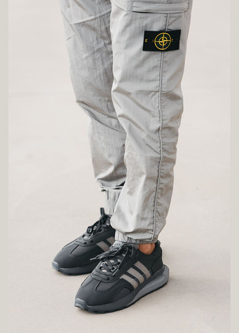 Чорні всесезон кросівки чоловічі adidas retropy e5 black grey | адідас ретропи е5 чорні сірі No Brand