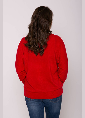 Красный зимний джемпер из ангоры с кружевом эрика красный 56 Tatiana