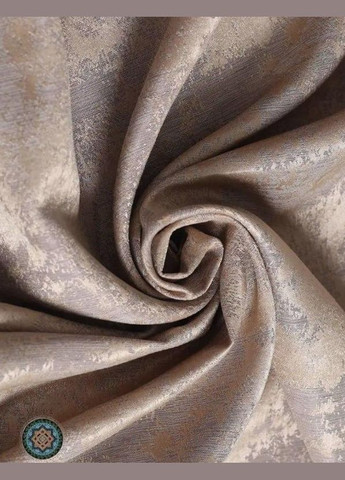 Набор шторы для спальни мраморные жаккард 300x270 см (Е101101B-42) No Brand (306634093)