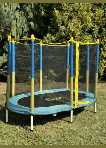 Батут манеж 170x107 см овальный с сеткой Oval WCG (342120928)