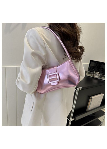 Жіноча сумка 8043 багет рожева No Brand (306709602)