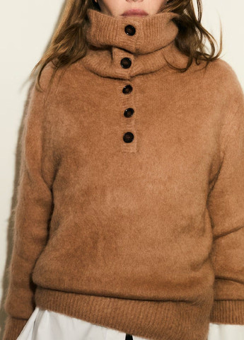 Бежевый демисезонный свитер H&M