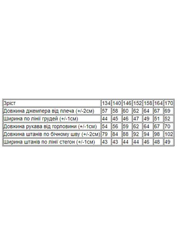 Костюм для девочки (подростковый) HC (h001-6397-025-33) No Brand (305325695)