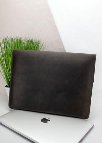 Чехол для MacBook Air 13" кожаный на магнитах (папка-конверт А4) 801 коричневый крейзи HandyCover (297157596)