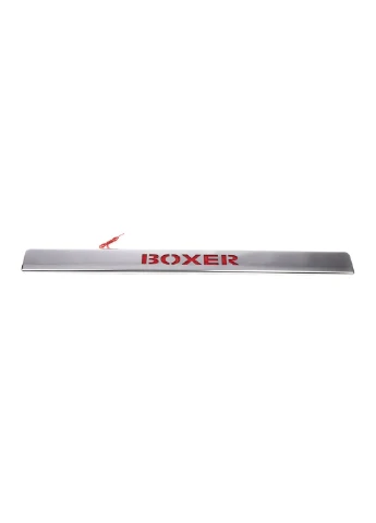 Хром планка над номером LED-червоний (нерж.) для Peugeot Boxer 2006-2025 рр CARMOS (392168099)