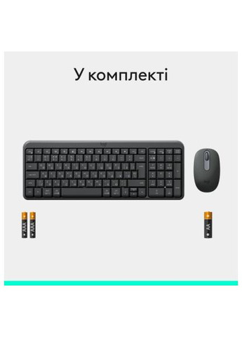 Комплект (920-013823) Logitech MK250 Bluetooth UA Graphite (370018840)