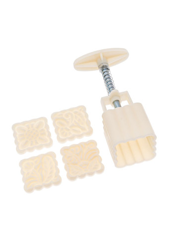 Плунжер кондитерский для печенья и мастики квадрат + 4 насадки Kitchen Master (295899523)