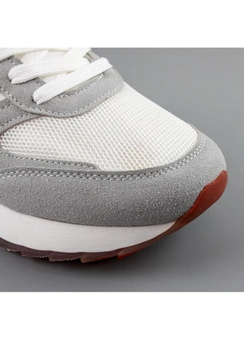 Женские Кроссовки Замшевые Однотонные Серые Демисезонные Базовые Seli 4S Shoes серые всесезоны (395645914)