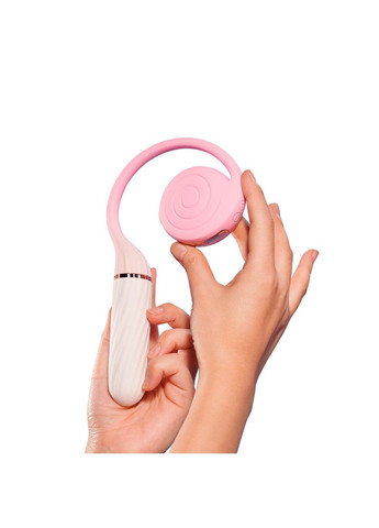 Вибратор пульсатор с вакуумной стимуляцией LOLLIPOP Pink мощный вибромассажер для клитора Otouch (298348899)