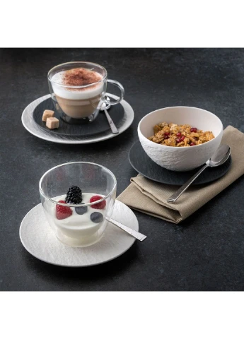 Набор из 2 стаканов Manufacture Rock 110 мл с двойным дном Villeroy & Boch (342103740)