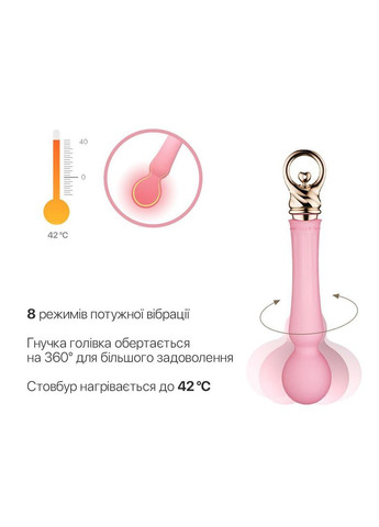 Вібромасажер із підігрівом Sweet Magic Confidence Wand Fairy Pink — інноваційний дизайн та максимальне задоволення Zalo (371388786)