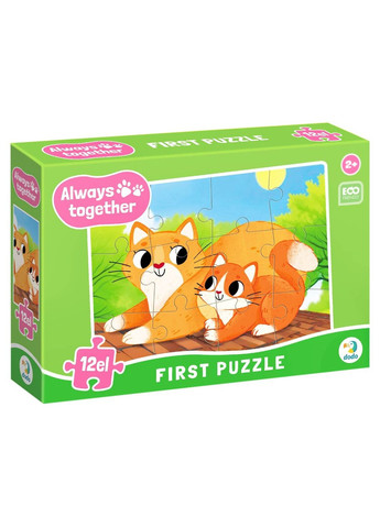 Пазл всегда вместе. Котики, 12 элементов Dodo (316644237)
