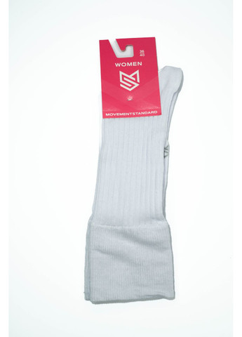 Белые носки женские (высокие), р.36-40, 00 айвори MovementStandard (358644611)