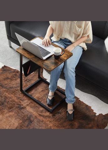 Журнальний столик Nastriy приставний з кишенею в стилі Loft Leobert (304402071)