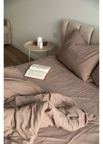 Постельное белье вареный хлопок "Белый" Двуспальный, Классическая простыня, наволочки 50х70 IN.HOME_UA (371141811)