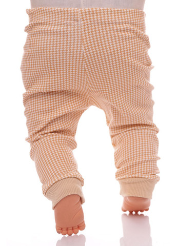 Бежевий демісезонний комплект для новонародженого з царапками інтерлок з ведмедиком бежевий 56 см (33002) BABYKROHA