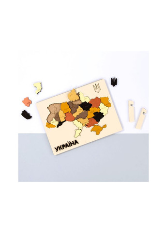 Набір для творчості Talent Мапа України 3D кольори металіки 30.5х37.5 см (4823098532521) Rosa (373004149)