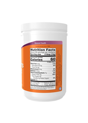 Brewer's Yeast Powder - 454g Now Foods (369398014)