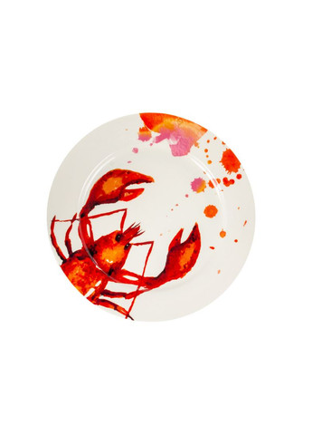Набор тарелок Red Shells 27 см 2 шт 922-114 фарфор No Brand (361149499)