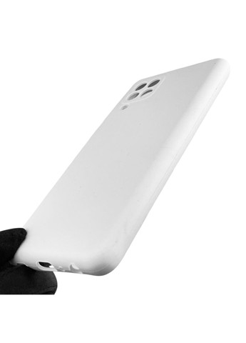 Чохол для Galaxy M32 4G (SM-M325F) силіконовий з мікрофіброю нековзний на самсунг м32 4г білий Samsung (366388261)