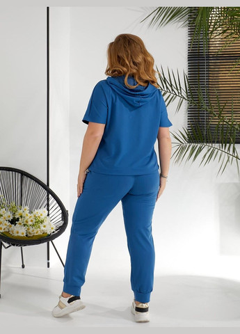 Женский прогулочный костюм двойка с двунитки цвета фуксия New Trend (325402256)