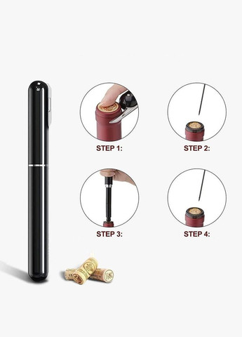 Пневматический штопор для бутылок Basimc с воздушным насосом и резаком для фольги (R051398) No Brand (349843974)