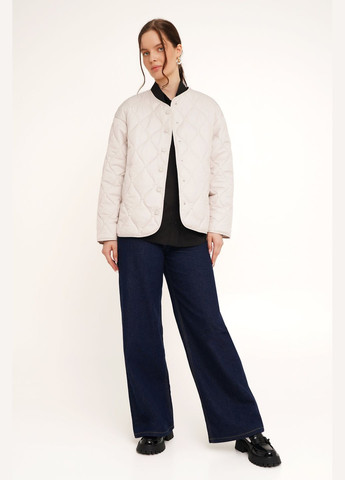 Молочная демисезонная куртка женская wbc02359 молочный shop (2000990417947) LAWA