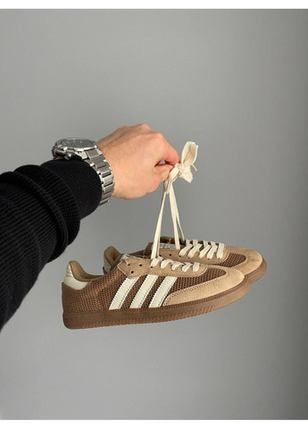Кросівки жіночі і чоловічі Adidas Samba OG Cardboard | Адідас Самба ОГ коричневі No Brand коричневі демісезони (356504925)