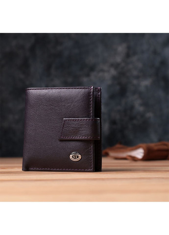 Компактний жіночий гаманець із натуральної шкіри 8,5х9,5х1,5 см st leather (315873979)