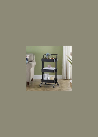 Органайзер на колёсах металл / этажерка на колесах 3 яруса Digital (327421948)