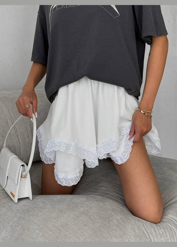 Міні спідниця з мереживом MonCher (330255374)