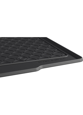 Резиновый коврик в багажник для Skoda Kamiq (mkI) 2019→ (без двухуровневого пола) (нижний) (багажник) Gledring (361241201)