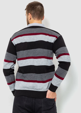 Серый демисезонный свитер-обманка мужской Ager