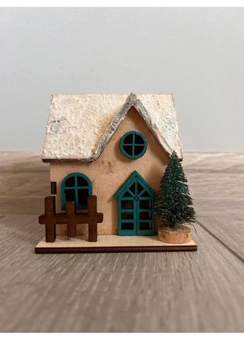 Рождественские домики сувенирные SGX с подсветкой LED на батарейках. Набор подарочный новогодний сувенир Yalynkar (372798574)