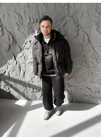 Черный зимний Пуховик Vakko