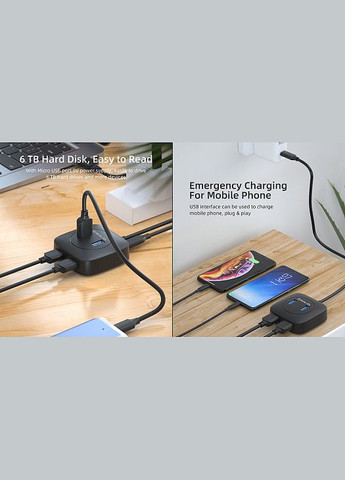 USB-хаб CQ-407 4 ports Real-El (336954018)