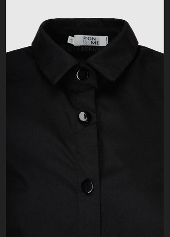 Черная повседневный рубашка No Brand