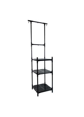 Полка-стеллаж в ванную комнату Bona Part 1 - 3х ярусная этажерка с полочками для мелких вещей Metaplant (346535022)