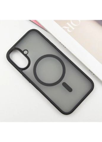 TPU+PC чехол Metal Buttons with MagSafe для Apple iPhone 16 (6.1") Epik (389307742)